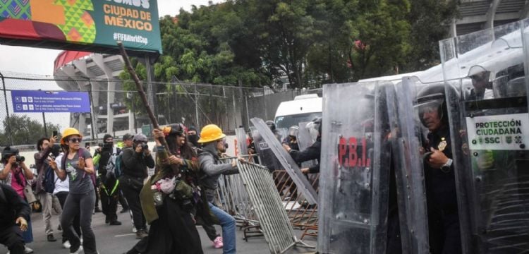 Protestas durante el Mundial de futbol dejan 12 detenidos; todos ya están liberados