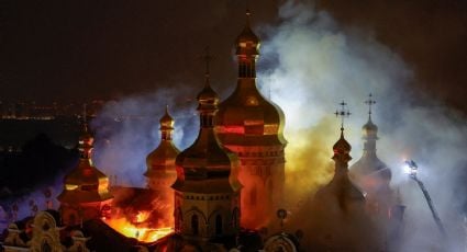 Ataque de Rusia contra Kyiv deja daños en la catedral de la Dormición, patrimonio mundial