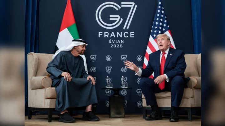 "Cuando eres tan rico, puedes hablar así de bajo": Trump ironiza con el presidente de Emiratos Árabes Unidos