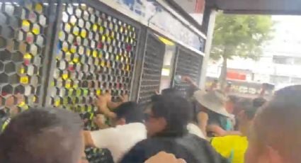 Maestros de la CNTE dan "portazo" en la estación General Anaya tras colapsar Tlalpan por más de cinco horas