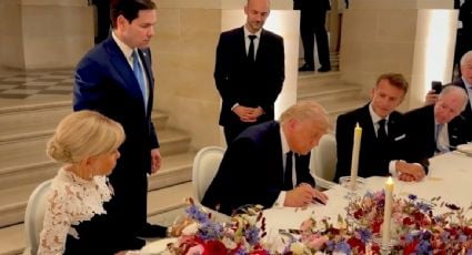Trump firma en el Palacio de Versalles el acuerdo de paz con Irán para poner fin al conflicto en Medio Oriente