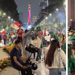 La afición mexicana celebra en El Ángel, La Minerva y hasta en Dallas por el triunfo ante Corea