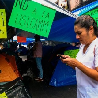 "Esto es parcial": CNTE anuncia el retiro de su plantón del Centro de la CDMX