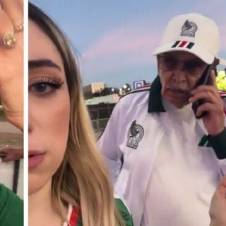 Aficionada mexicana lleva a su abuelo de 90 años a un partido de México en el Mundial y la estafaron