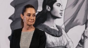 "¡Claudia mentiste!": integrantes de la CNTE interceptan a Sheinbaum en Baja California