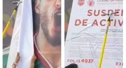 Suspenden y tapan anuncios publicitarios alrededor del Estadio Azteca a nueve días de la inauguración del Mundial 2026