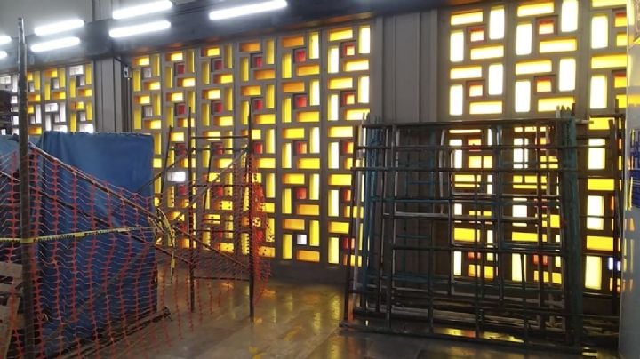 Obras artísticas del Metro, entre abandono, olvido y descuido por los trabajos de remodelación