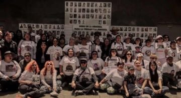 Buscadoras se suman a las movilizaciones de la CNTE en CDMX a ocho días para el arranque del Mundial