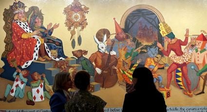 Mural de "Alicia en el país de las maravillas" recuerda que el arte puede contribuir a la salud