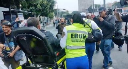 Se desmaya policía y otro resulta lesionado durante la irrupción de la CNTE en edificio de la SEP