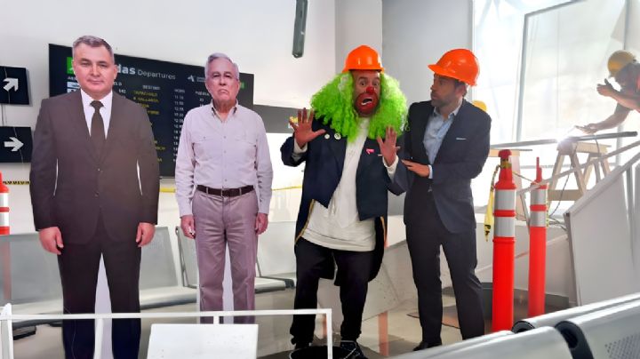 Brozo y Loret visitan el reinaugurado aeropuerto para ver cómo la frágil maqueta de la Cuarta Transformación se cae a pedazos visa por visa