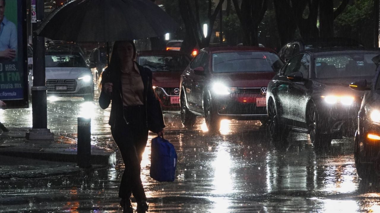 Se registran fuertes lluvias en 11 alcaldías de la CDMX; pre