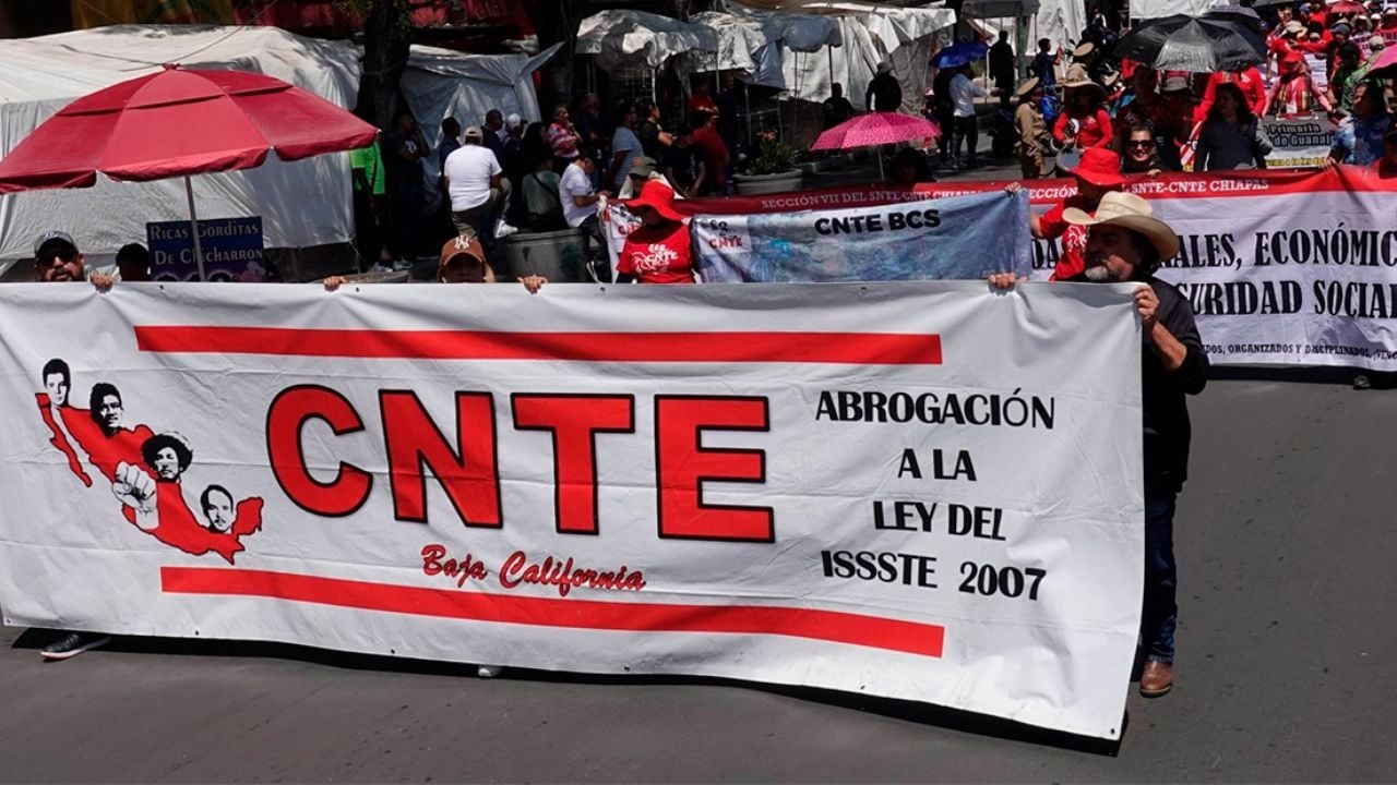 Protestas de la CNTE: ISSSTE propone crear una nueva “aseguradora pública” para finalizar el conflicto