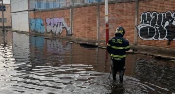 Se inundan zonas en la CDMX tras lluvias intensas a una semana de que inicie el Mundial
