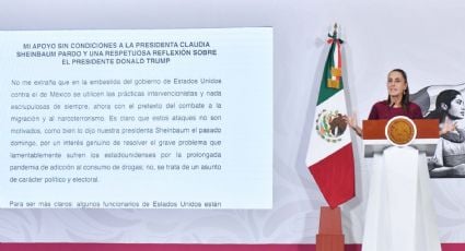 "Le agradezco enormemente el apoyo", dice Sheinbaum tras la carta publicada por López Obrador