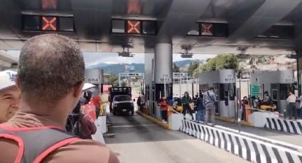 Paro nacional de la CNTE: maestros toman la caseta Tlalpan-Cuernavaca y permiten el paso libre