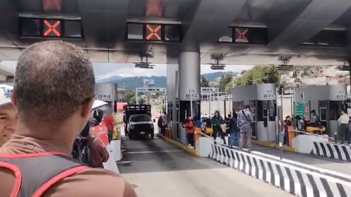 Paro nacional de la CNTE: maestros toman la caseta Tlalpan-Cuernavaca y permiten el paso libre