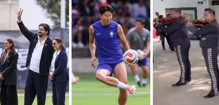 Amaury Vergara recibe con mariachis a Corea del Sur en las instalaciones de Chivas