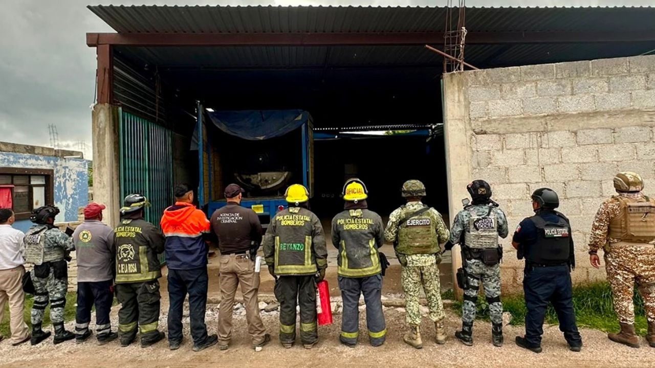 "Huachicol" en Puebla: aseguran inmueble donde almacenaban m
