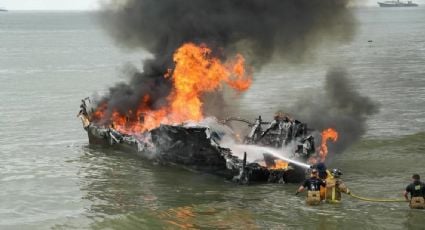 Gobierno de Ecuador niega indicios de ataque en el incendio de 35 embarcaciones en Manta