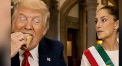 Trump publica video creado con IA en el que aparece junto a Sheinbaum