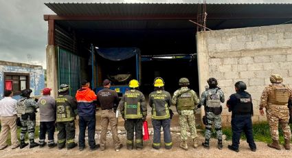 "Huachicol" en Puebla: aseguran inmueble donde almacenaban más de 17 mil litros de combustible y pipas
