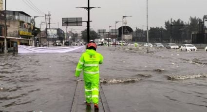 Lluvias intensas provocan inundaciones y caos vial en varias zonas de la Ciudad de México