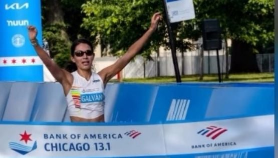 En modo 'Gacela': La mexicana Laura Galván conquista el Medio Maratón de Chicago