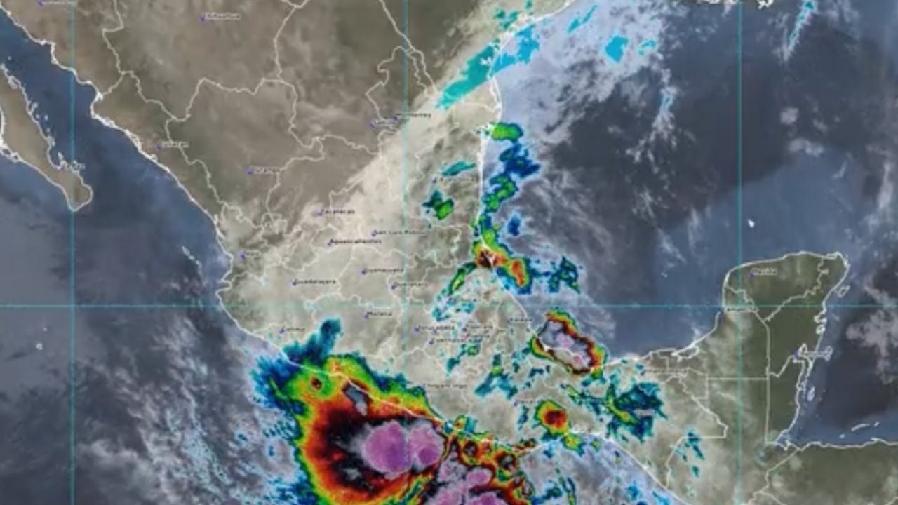 Se forma la tormenta tropical "Boris" en la costa del Pacífi