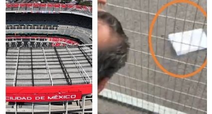 Impiden acceso a dueños de palcos del Estadio Azteca: dejan notificación por debajo de la puerta al ser ignorados por la administración