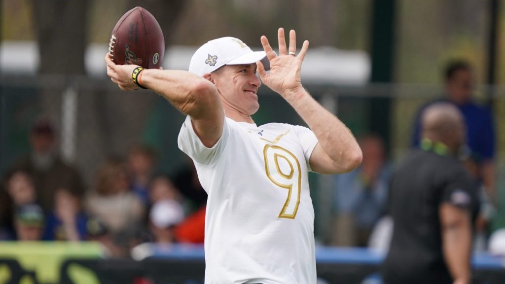 Drew Brees, quarterback de los New Orleans Saints