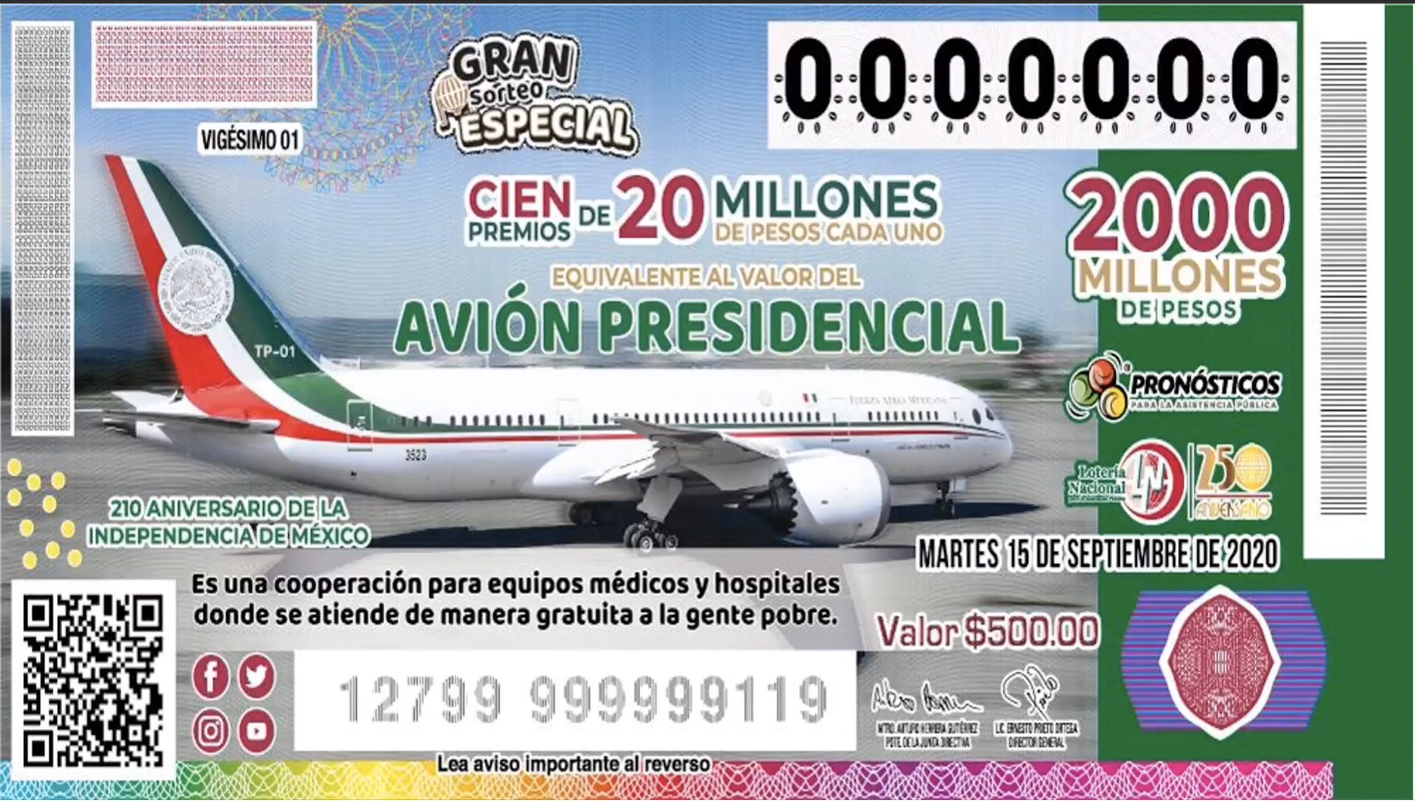 Gobierno De México Confirma Rifa De Avión Presidencial 